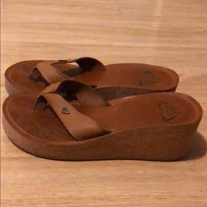 Roxy leather sandals 8M